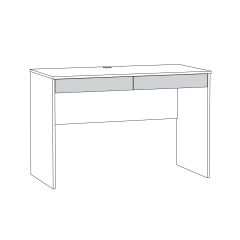 Стол компьютерный 12.69 Бостон в Ноябрьске - noyabrsk.mebel24.online | фото 2
