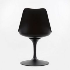 Стул Barneo N-8 Tulip style черный с черной подушкой в Ноябрьске - noyabrsk.mebel24.online | фото 3