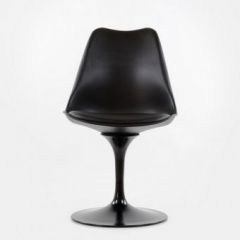 Стул Barneo N-8 Tulip style черный с черной подушкой в Ноябрьске - noyabrsk.mebel24.online | фото 2