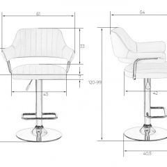 Стул барный DOBRIN CHARLY LM-5019 (белый) в Ноябрьске - noyabrsk.mebel24.online | фото 2