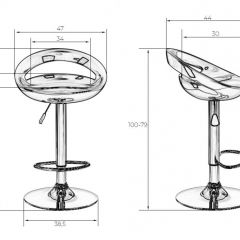 Стул барный DOBRIN DISCO LM-1010 (черный) в Ноябрьске - noyabrsk.mebel24.online | фото 2