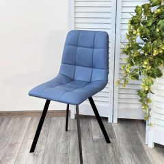 Стул CHILLI-Q SQUARE Oracul 795 Синий, экокожа PU / черный каркас, М-City в Ноябрьске - noyabrsk.mebel24.online | фото 6