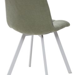 Стул CHILLI SQUARE UF860-11B мятный, ткань/ белый каркас М-City в Ноябрьске - noyabrsk.mebel24.online | фото 2