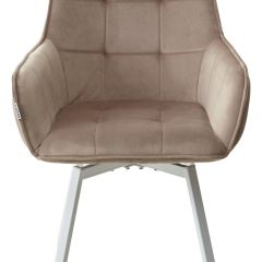 Стул MAVERICK 360 град. поворот. BLUVEL-40 BEIGE/ белый каркас, М-City в Ноябрьске - noyabrsk.mebel24.online | фото 7