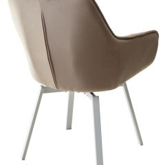 Стул MAVERICK 360 град. поворот. BLUVEL-40 BEIGE/ белый каркас, М-City в Ноябрьске - noyabrsk.mebel24.online | фото 9