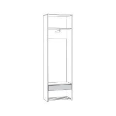 Трувор Шкаф для одежды 13.328.02 в Ноябрьске - noyabrsk.mebel24.online | фото 2