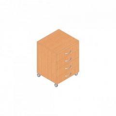 Тумба подкатная "Референт" Р.Т-4+зЦ в Ноябрьске - noyabrsk.mebel24.online | фото 2