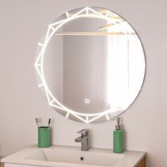 Зеркало Алжир 700 с подсветкой Домино (GL7033Z) в Ноябрьске - noyabrsk.mebel24.online | фото 3