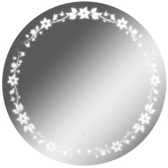 Зеркало Амстердам 700х700 с подсветкой Домино (GL7026Z) в Ноябрьске - noyabrsk.mebel24.online | фото 1