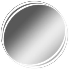 Зеркало Берг 700х700 с подсветкой Домино (GL7055Z) в Ноябрьске - noyabrsk.mebel24.online | фото