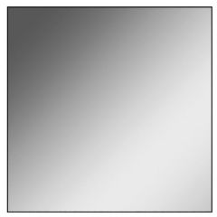 Зеркало Corsica 500х500 black без подсветки Sansa (SB1063Z) в Ноябрьске - noyabrsk.mebel24.online | фото 1