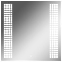 Зеркало Cosmo 70 black с подсветкой Sansa (SC1049Z) в Ноябрьске - noyabrsk.mebel24.online | фото 1