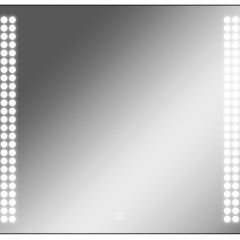 Зеркало Cosmo 90 black с подсветкой Sansa (SC1051Z) в Ноябрьске - noyabrsk.mebel24.online | фото 1