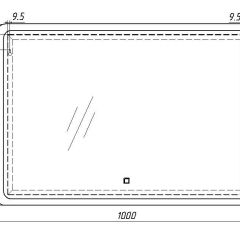 Зеркало Dream 100 alum с подсветкой Sansa (SD1024Z) в Ноябрьске - noyabrsk.mebel24.online | фото 7