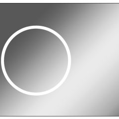 Зеркало Eclipse 90 black с подсветкой Sansa (SE1031Z) в Ноябрьске - noyabrsk.mebel24.online | фото