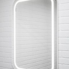 Зеркало Elis 100 white с подсветкой Sansa (SEe1045Z) в Ноябрьске - noyabrsk.mebel24.online | фото 3