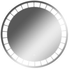 Зеркало Маскат 700х700 с подсветкой Домино (GL7057Z) в Ноябрьске - noyabrsk.mebel24.online | фото