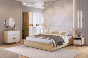 АДАМ К1 Спальный гарнитур (белое дерево) в Ноябрьске - noyabrsk.mebel24.online | фото