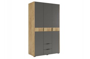 АДАМ К2 Спальный гарнитур (графит) в Ноябрьске - noyabrsk.mebel24.online | фото 8
