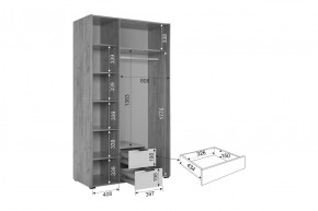АДАМ Спальный гарнитур (модульный) белое дерево в Ноябрьске - noyabrsk.mebel24.online | фото 15