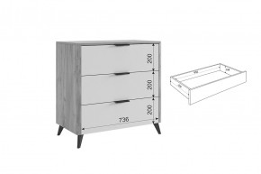 АДАМ Спальный гарнитур (модульный) белое дерево в Ноябрьске - noyabrsk.mebel24.online | фото 9