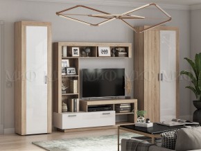 Ангара Пенал (Белый глянец/Сонома) в Ноябрьске - noyabrsk.mebel24.online | фото 3
