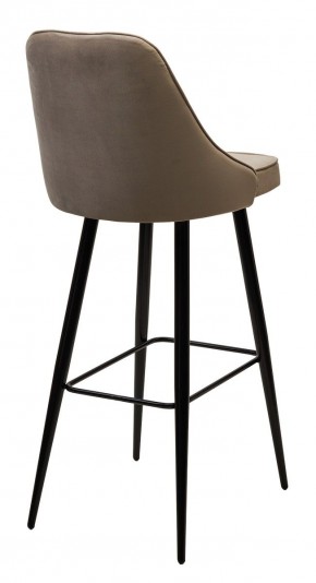 Барный стул NEPAL-BAR БЕЖЕВЫЙ #5, велюр/ черный каркас (H=78cm) М-City в Ноябрьске - noyabrsk.mebel24.online | фото 2