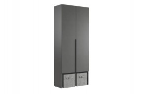 БАСКО Прихожая К10 (графит) в Ноябрьске - noyabrsk.mebel24.online | фото 4