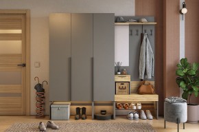 БАСКО Прихожая К11 (графит) в Ноябрьске - noyabrsk.mebel24.online | фото