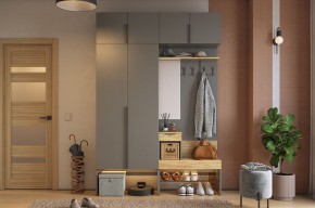 БАСКО Прихожая К5 (графит) в Ноябрьске - noyabrsk.mebel24.online | фото