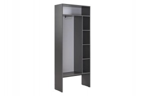 БАСКО Прихожая К5 (графит) в Ноябрьске - noyabrsk.mebel24.online | фото 10
