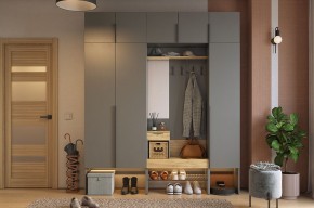 БАСКО Прихожая К7 (графит) в Ноябрьске - noyabrsk.mebel24.online | фото 15