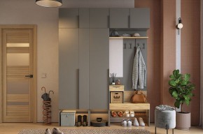 БАСКО Прихожая К9 (графит) в Ноябрьске - noyabrsk.mebel24.online | фото