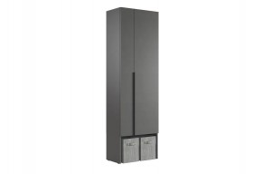 БАСКО Шкаф двухдверный L600 (графит) в Ноябрьске - noyabrsk.mebel24.online | фото