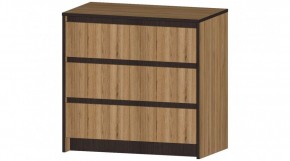 БОСТОН Комод 3 ящика (дуб вотан) в Ноябрьске - noyabrsk.mebel24.online | фото