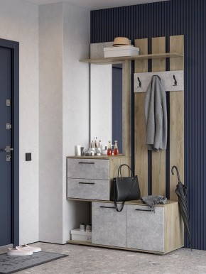 Бостон Прихожая (модульная) в Ноябрьске - noyabrsk.mebel24.online | фото 2