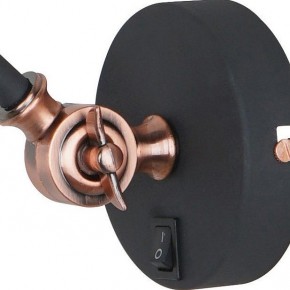 Бра Arte Lamp Braccio A2054AP-1BK в Ноябрьске - noyabrsk.mebel24.online | фото