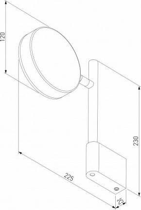 Бра Elektrostandard Tobi a064593 в Ноябрьске - noyabrsk.mebel24.online | фото 3