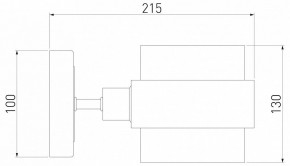 Бра Eurosvet Arcada 70127/1 черный/ дымчатый в Ноябрьске - noyabrsk.mebel24.online | фото 3