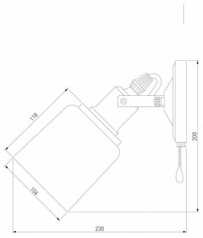 Бра Eurosvet Astor 70111/1 черный в Ноябрьске - noyabrsk.mebel24.online | фото 4
