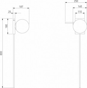 Бра Eurosvet Fredo 40033/1 латунь в Ноябрьске - noyabrsk.mebel24.online | фото 3