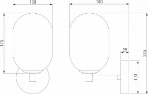 Бра Eurosvet Loona 60161 латунь в Ноябрьске - noyabrsk.mebel24.online | фото 4