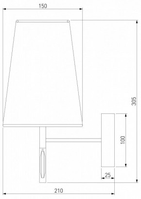 Бра Eurosvet Milazzo 60137/1 хром в Ноябрьске - noyabrsk.mebel24.online | фото 4