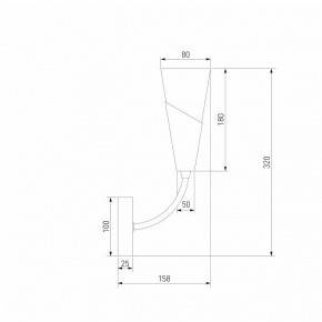 Бра Eurosvet Rhyton 60167/1 латунь в Ноябрьске - noyabrsk.mebel24.online | фото 5