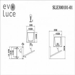 Бра EVOLUCE Denice SLE300101-01 в Ноябрьске - noyabrsk.mebel24.online | фото 7