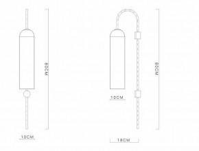 Бра Imperiumloft ARTICOLO float Wall 123132-22 в Ноябрьске - noyabrsk.mebel24.online | фото 2