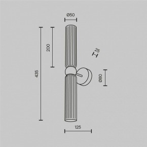 Бра Maytoni Antic MOD302WL-02CG1 в Ноябрьске - noyabrsk.mebel24.online | фото 3