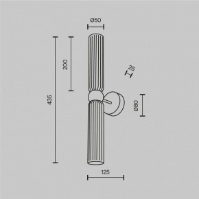 Бра Maytoni Antic MOD302WL-02GR1 в Ноябрьске - noyabrsk.mebel24.online | фото 4