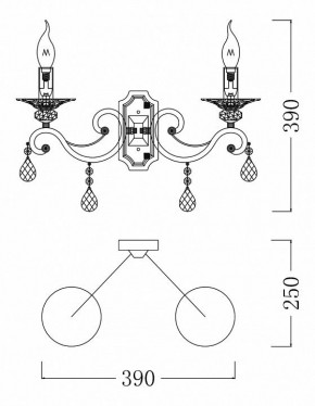 Бра Maytoni Grace ARM247-02-G в Ноябрьске - noyabrsk.mebel24.online | фото 4