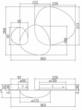 Бра Maytoni Jack-stone MOD314WL-L8G3K в Ноябрьске - noyabrsk.mebel24.online | фото 5